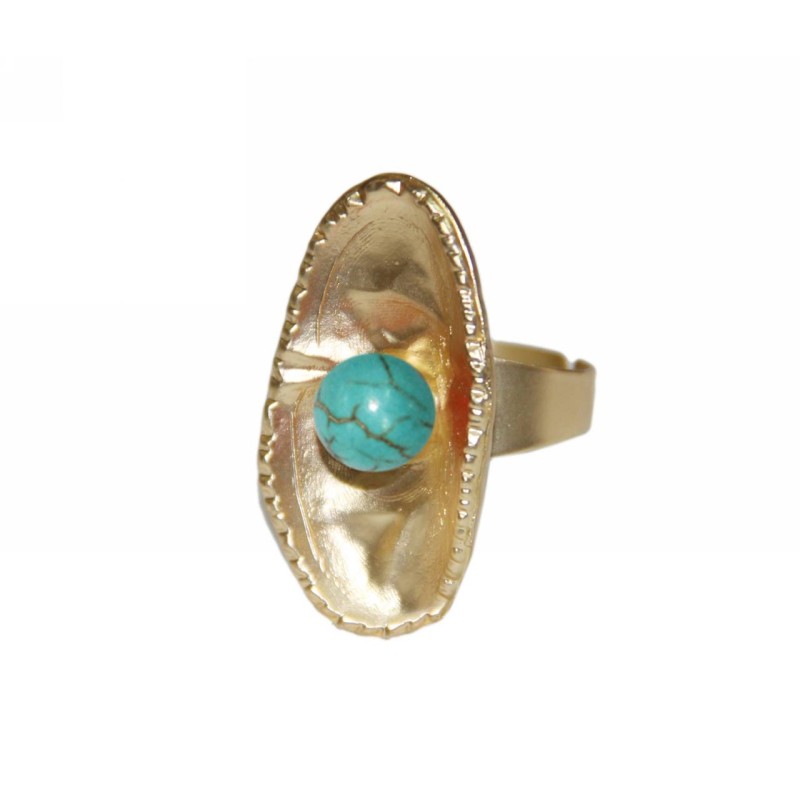 Kostibas 2514-504XD, Με πέτρα, Μεταλλικό, Τιρκουάζ 