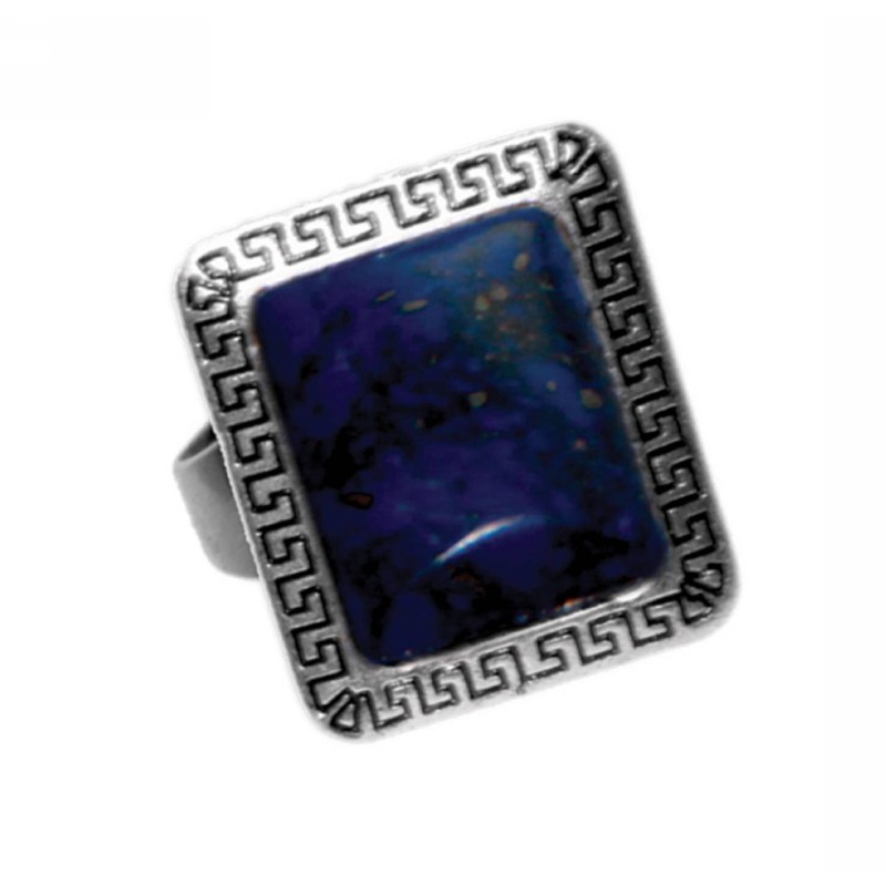 Kostibas 2514-104C, Με πέτρα, Μεταλλικό, Μπλε 