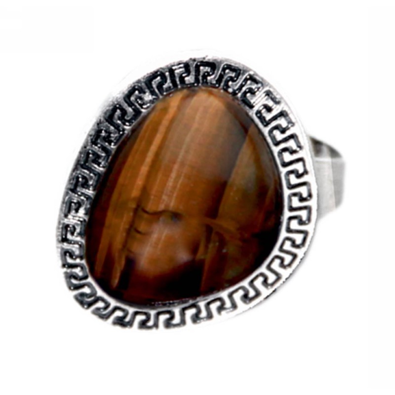 Kostibas 2514-103B, Με πέτρα, Μεταλλικό, Καφέ 