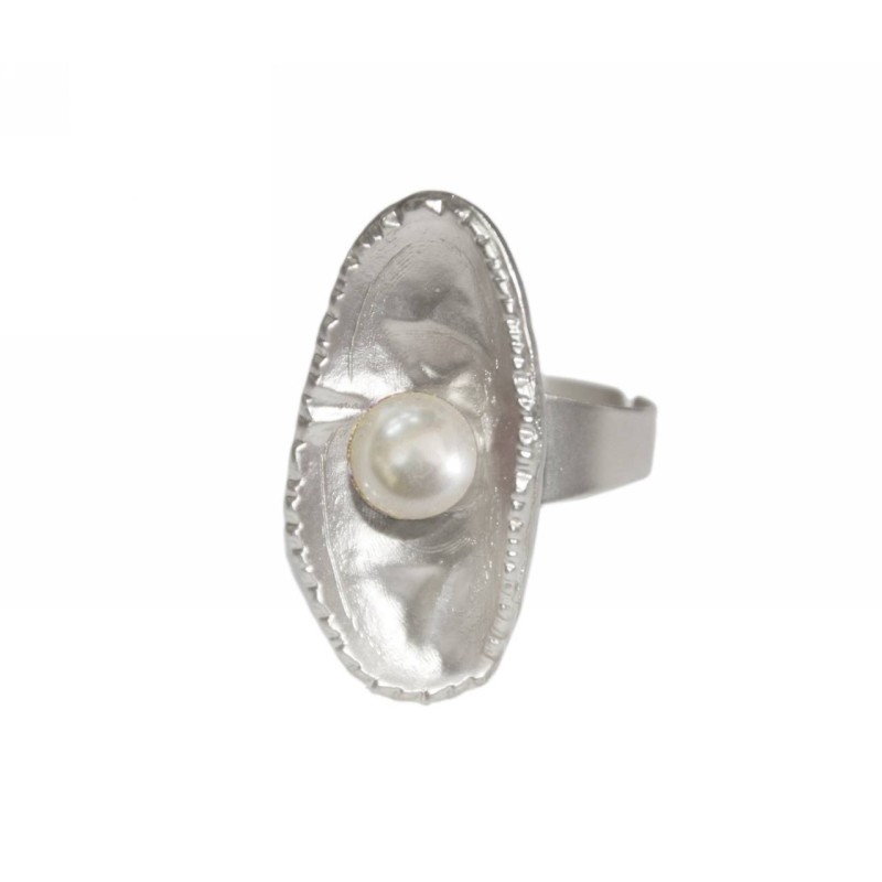 Kostibas 2514-504A, Πέρλα, Μεταλλικό, Ασημί 