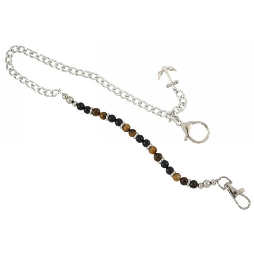 Kostibas 6250-847, Ατσάλι, Για ζώνη, Ανδρικό, Καφέ