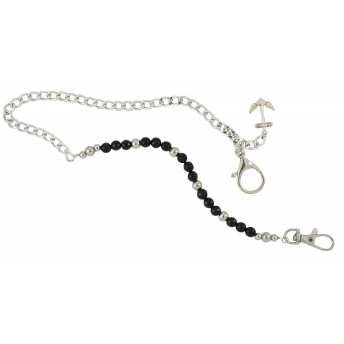 Kostibas 6250-845, Ατσάλι, Για ζώνη, Ανδρικό, Μαύρο