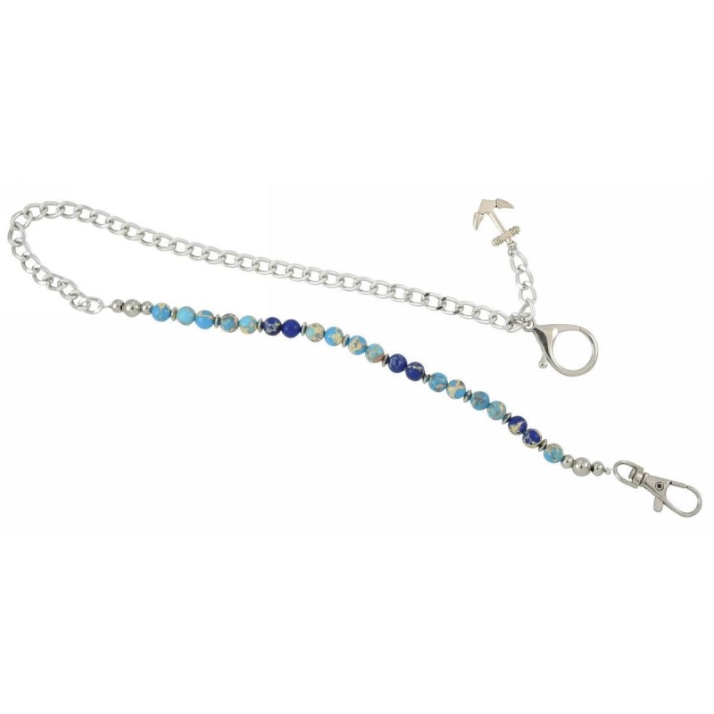 Kostibas 6250-843, Ατσάλι, Για ζώνη, Ανδρικό, Γαλάζιο 