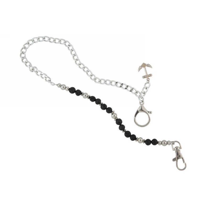 Kostibas 6250-842, Ατσάλι, Για ζώνη, Ανδρικό, Μαύρο