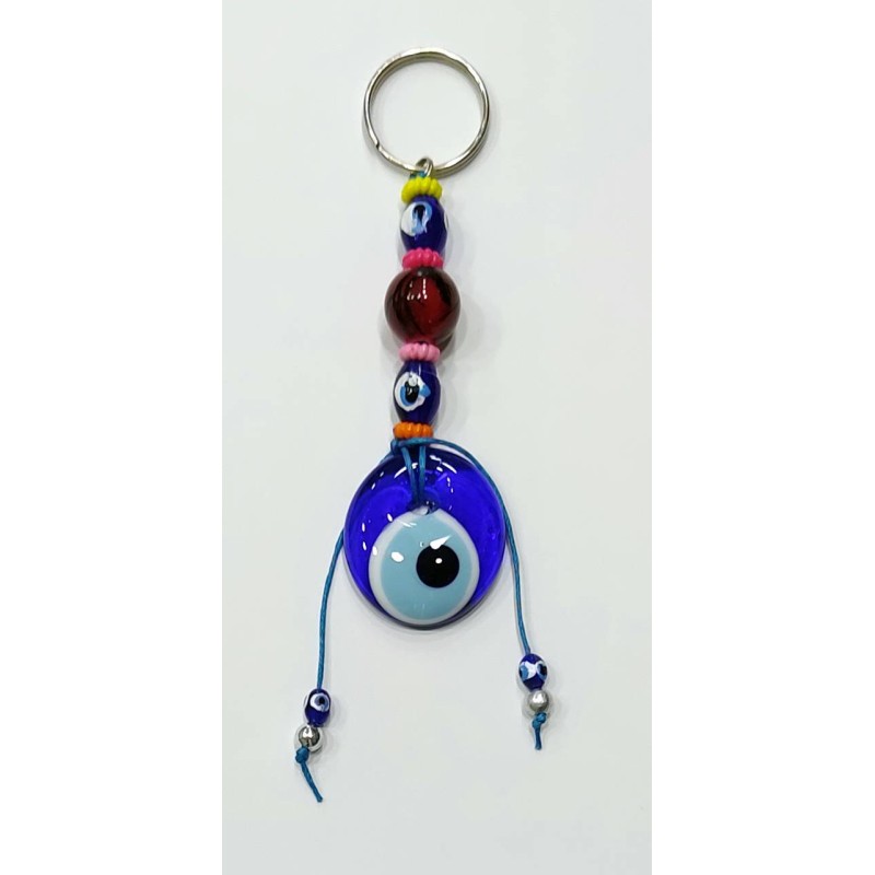 Kostibas 6229-736, Μάτι, Μεταλλικό, Χάντρες, Μπλε 