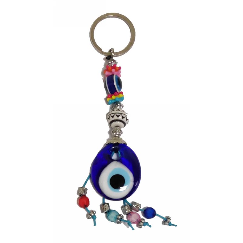 Kostibas 6229-723, Μάτι, Μεταλλικό, Χάντρες, Μπλε 