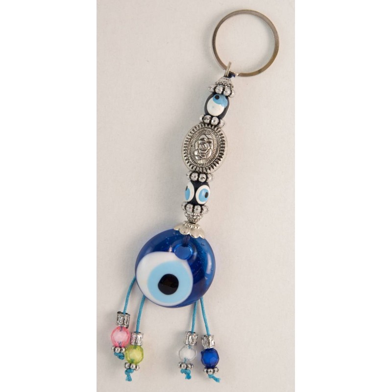 Kostibas 6229-706, Μάτι, Μεταλλικό, Χάντρες, Μπλε 