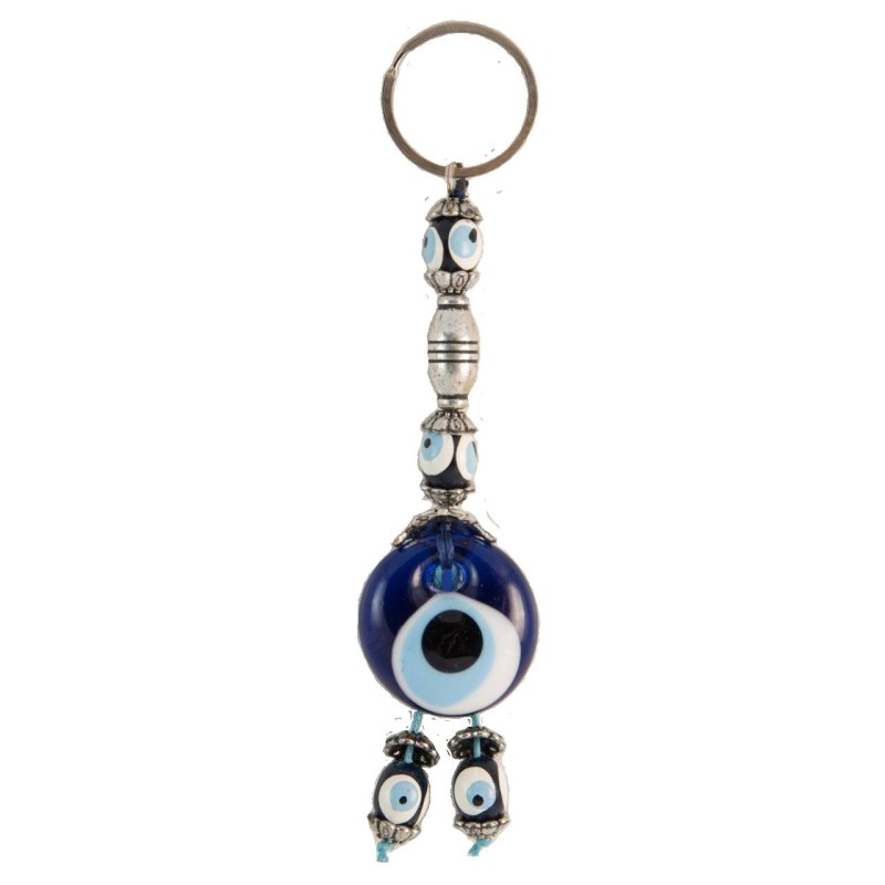 Kostibas 6229-702, Με μοτίφ, Μεταλλικό, Χάντρες, Μπλε 