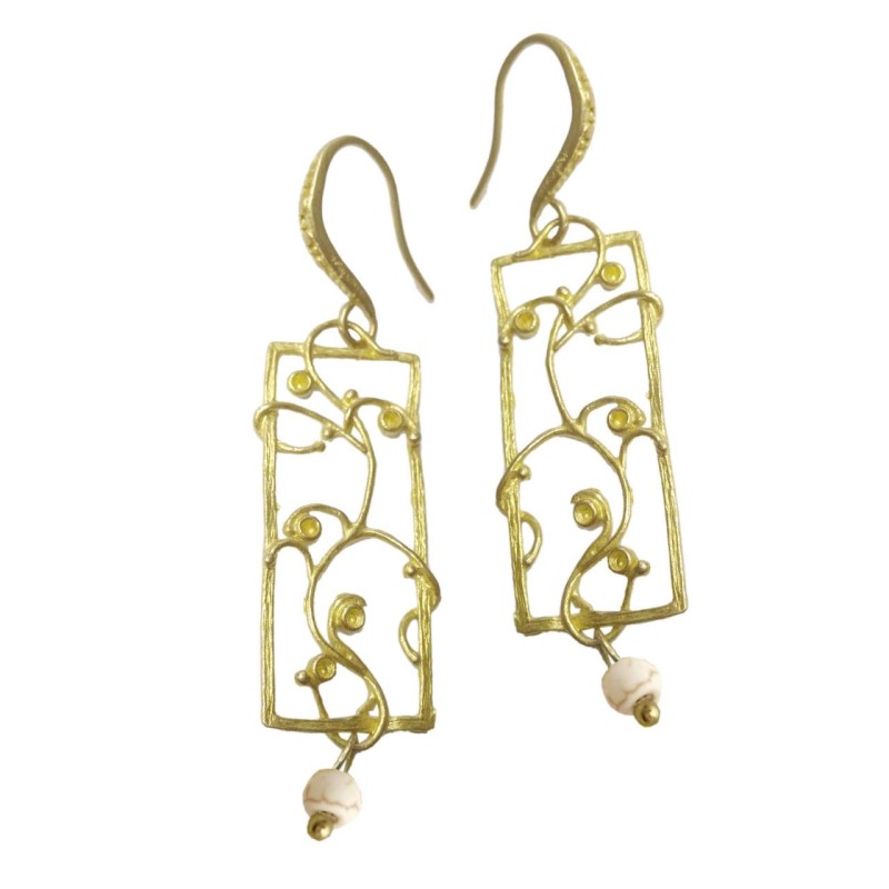 Kostibas 3014-726XL, Πέτρα, Μεταλλικό, Χρυσό με εκρού Πέτρα