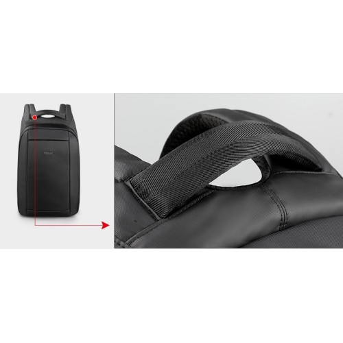 Tigernu T-B3599, Σακίδιο Πλάτης, Ύφασμα, Μαύρο