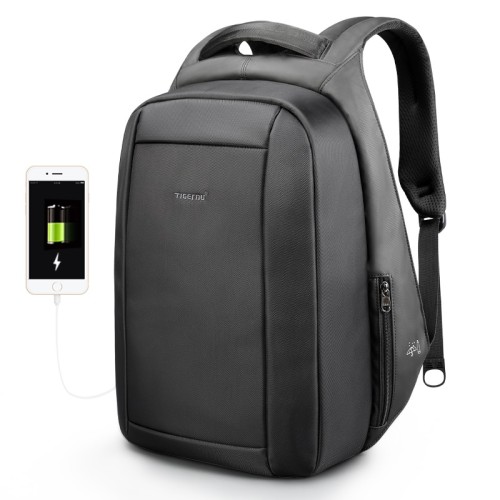 Tigernu T-B3599, Σακίδιο Πλάτης, Ύφασμα, Μαύρο