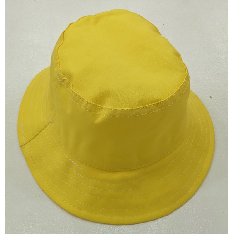 Kostibas 5498-722Y, Καλοκαιρινά καπέλα, Bucket, Κίτρινο 