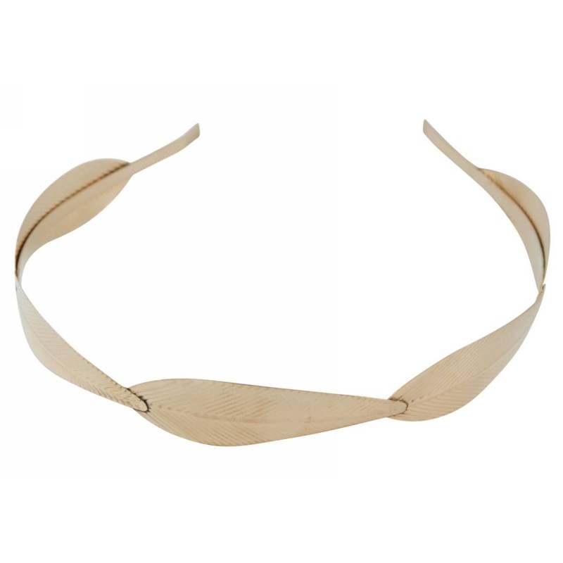 Kostibas 4512-604X, Στέκα μαλλιών, Μεταλλικό, ΤΕ, Φύλλα, Χρυσό 