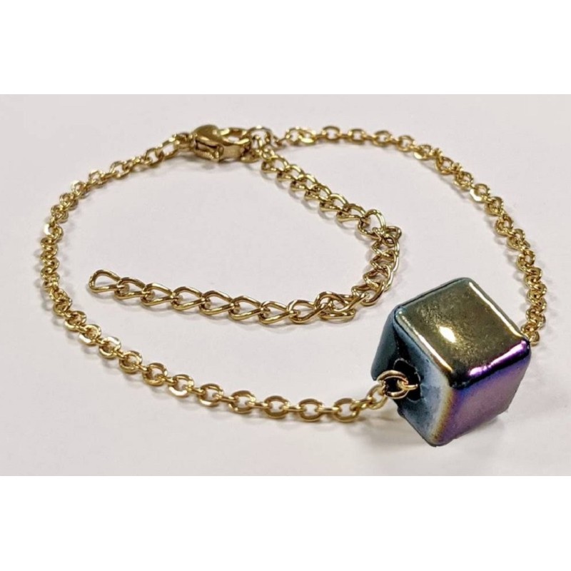 Kostibas 1513-866XN, Βραχιόλι, Ατσάλι, Με μοτίφ, Πετρόλ