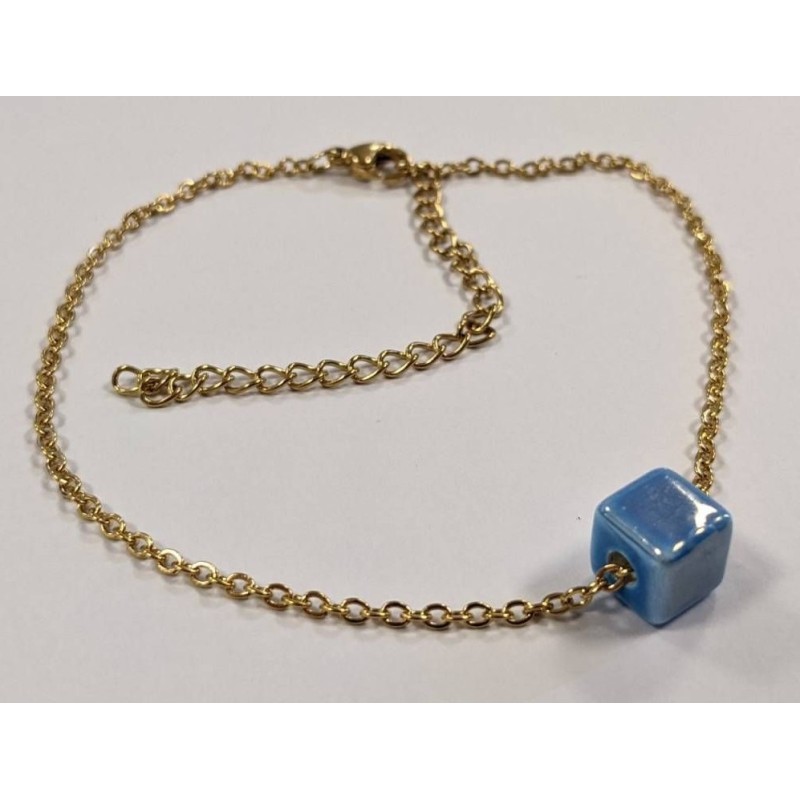 Kostibas 1513-866XB, Βραχιόλι, Ατσάλι, Με μοτίφ, Γαλάζιο