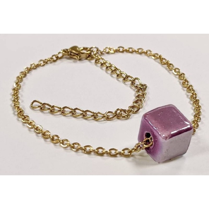 Kostibas 1513-866XJ, Βραχιόλι, Ατσάλι, Με μοτίφ, Μωβ