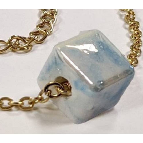 Kostibas 1513-866XO, Βραχιόλι, Ατσάλι, Με μοτίφ, Λευκό/Γαλάζιο