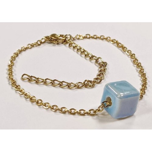 Kostibas 1513-866XC, Βραχιόλι, Ατσάλι, Με μοτίφ, Γαλάζιο