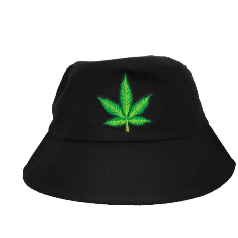 Kostibas 5498-702MG, Καλοκαιρινά καπέλα, Bucket, Διπλής όψης, Μαύρο 