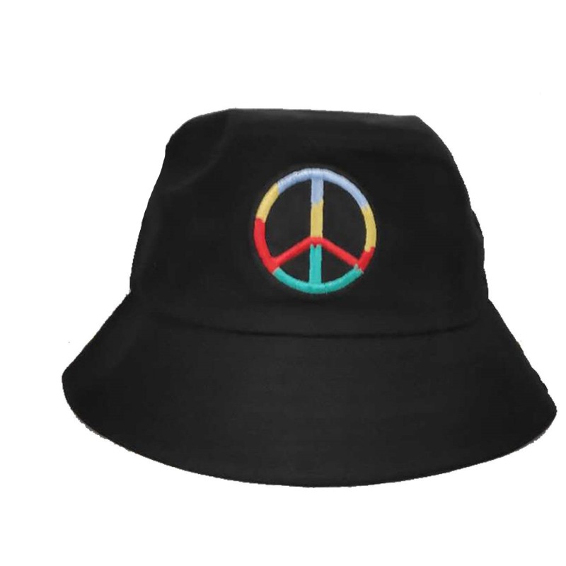 Kostibas 5498-703CS, Καλοκαιρινά καπέλα, Bucket, Διπλής όψης, Μαύρο, Μπλε 