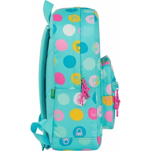 Benetton 612051754, Ocean, Σχολική Τσάντα, Γαλάζιο