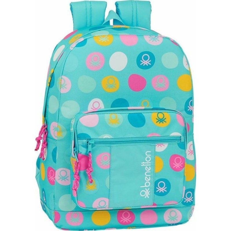 Benetton 612051754, Ocean, Σχολική Τσάντα, Γαλάζιο