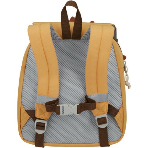 Samsonite 142431-9674 Happy Samies Lion Lester, Σχολική Τσάντα, Ύφασμα, Κίτρινο