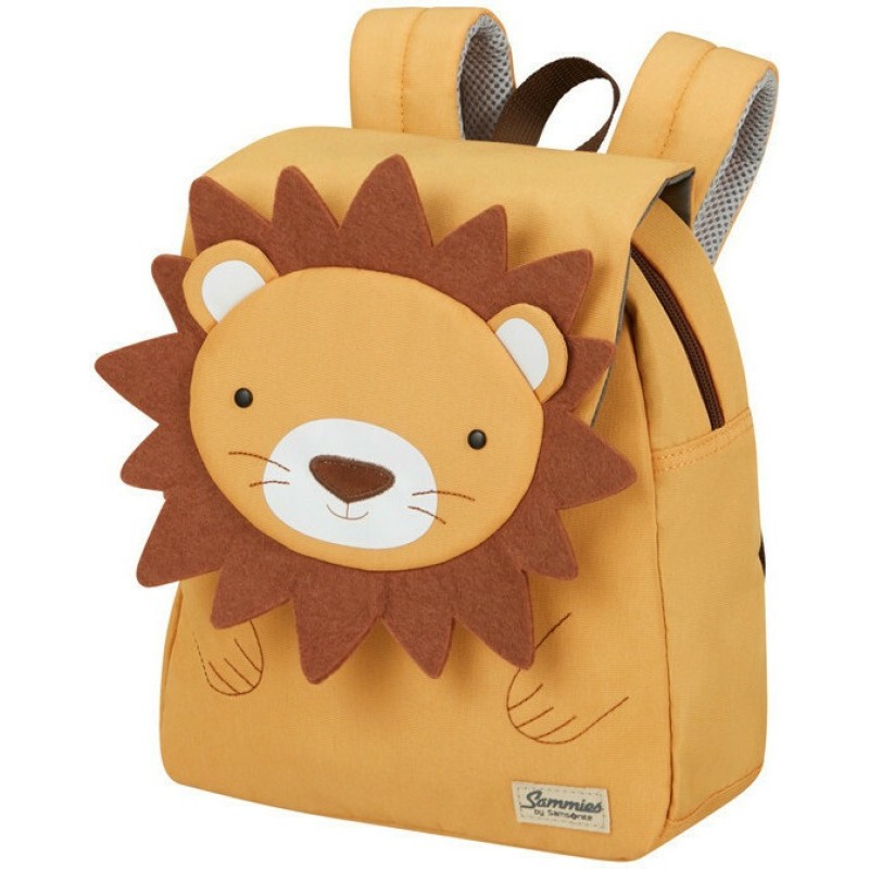 Samsonite 142431-9674 Happy Samies Lion Lester, Σχολική Τσάντα, Ύφασμα, Κίτρινο