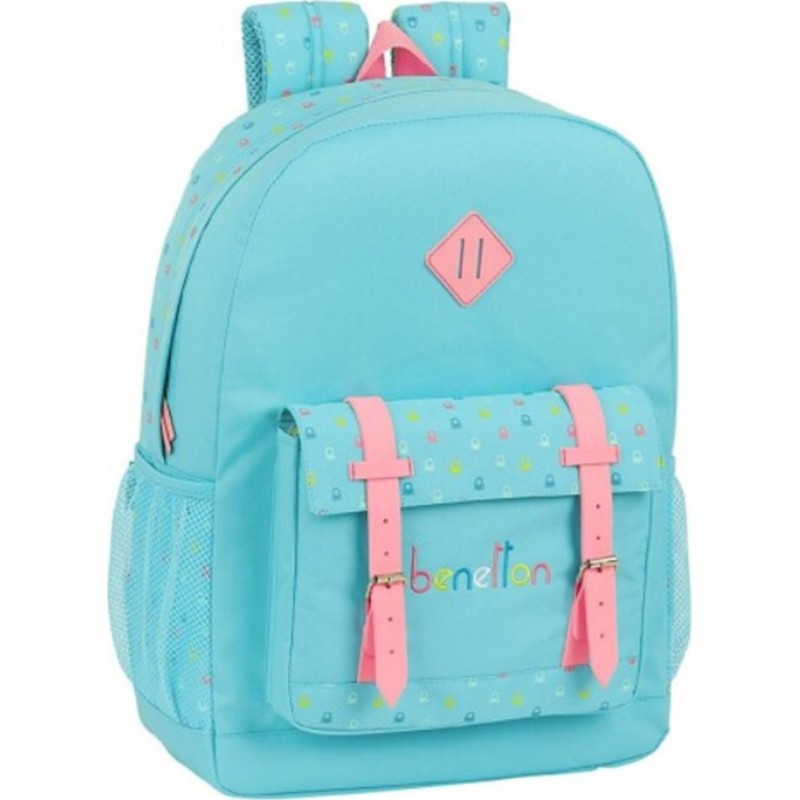Benetton 612075754, Candy, Σχολική Τσάντα, Γαλάζιο