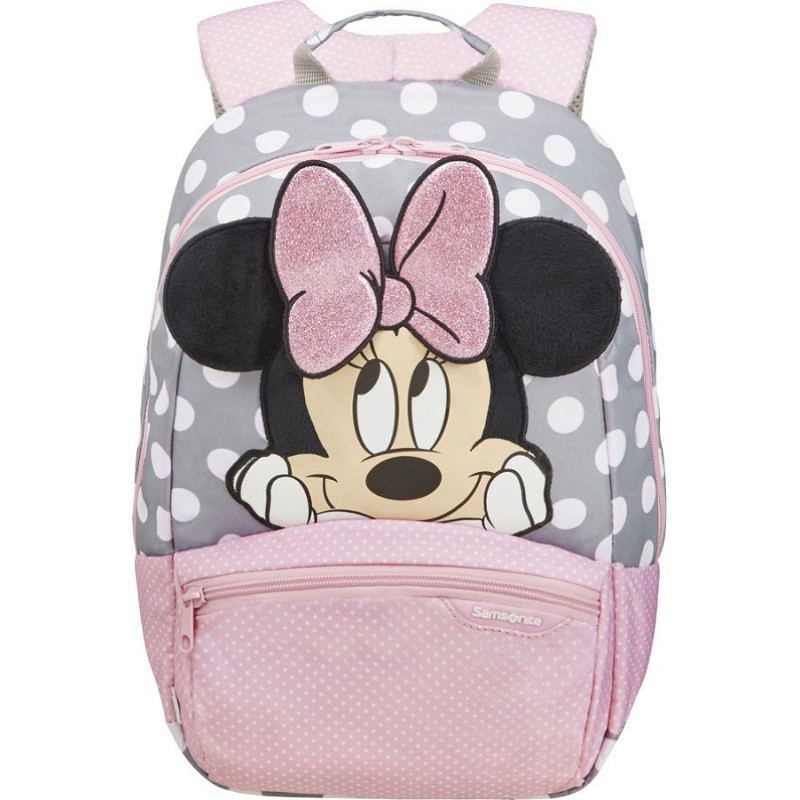 Samsonite 106708-7064 Disney Ultimate 2 Minnie Glitter, Σχολική Τσάντα, Ύφασμα, Ροζ