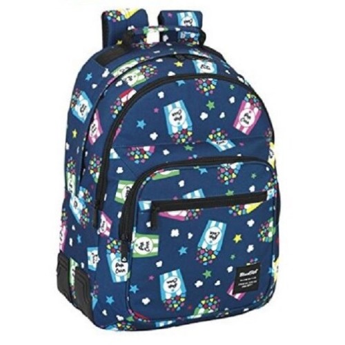 Safta 641653773, Pop Corn, Σχολική Τσάντα, Print