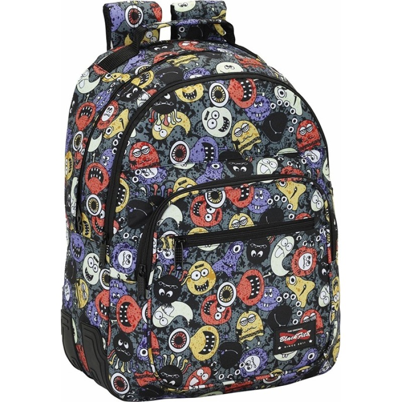 Safta 641742773, Monsters, Σχολική Τσάντα, Print