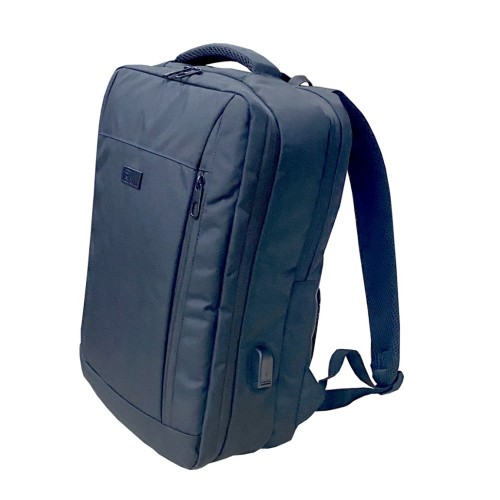 Rain RBP2000, Σακίδιο Πλάτης, Αδιάβροχο Ύφασμα, Μαύρο