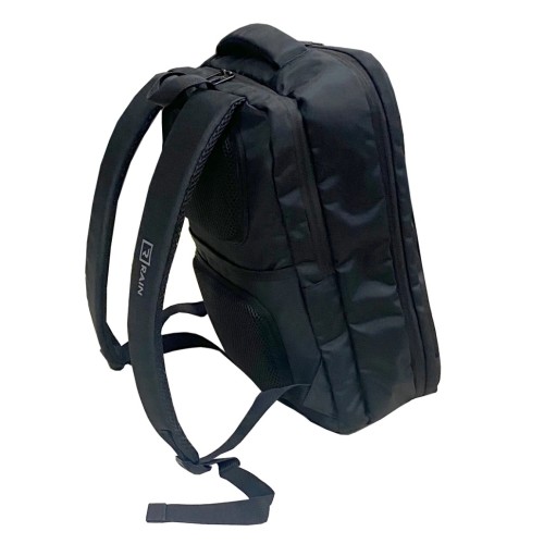 Rain RBP2000, Σακίδιο Πλάτης, Αδιάβροχο Ύφασμα, Μαύρο