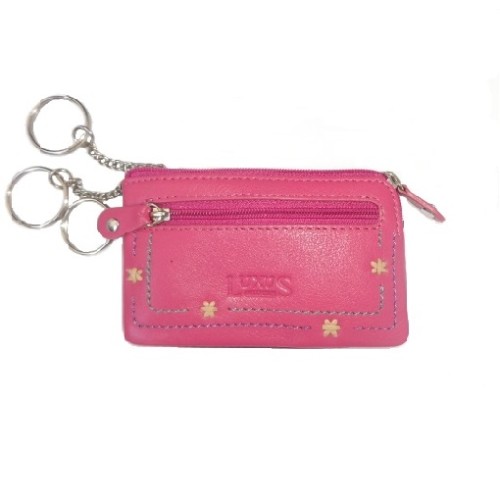 Luxus 2557, Κλειδοθήκη, Δέρμα, Floral, Ροζ