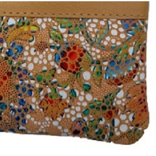 Luxus 40231, Κλειδοθήκη, Δέρμα, Μωσαϊκό, Πουγκί, Μουσταρδί