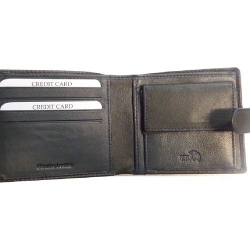 Luxus 52-52, Δερμάτινο, Μαύρο/Μπλε