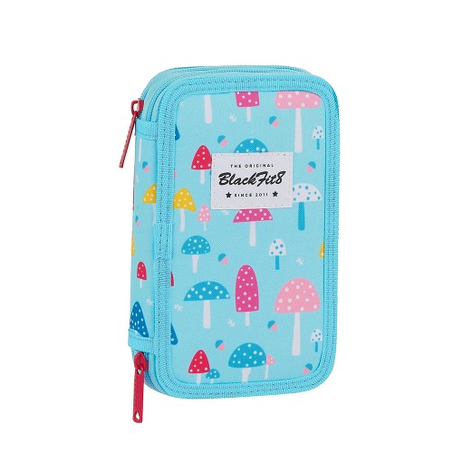 Safta 442043854 Blackfit8 Mushrooms, Κασετίνα, Ύφασμα, Τυρκουάζ