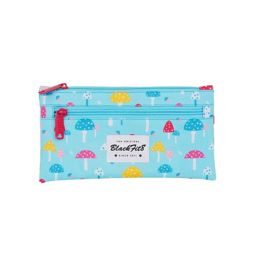 Safta 842043029 Blackfit8 Mushrooms, Κασετίνα, Ύφασμα, Τυρκουάζ