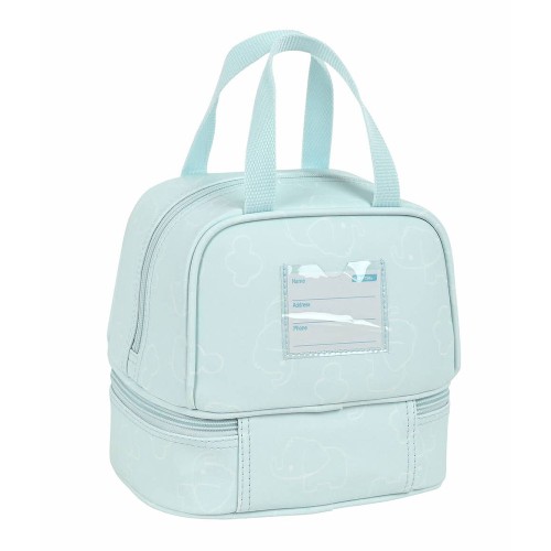 Safta 812183040 Thermos Preschool Elephant, Lunchbag, Ύφασμα, Γαλάζιο