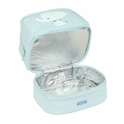 Safta 812183040 Thermos Preschool Elephant, Lunchbag, Ύφασμα, Γαλάζιο