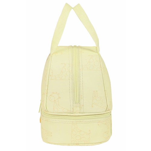 Safta 812184040 Thermos Preschool Giraffe, Lunchbag, Ύφασμα, Μπεζ