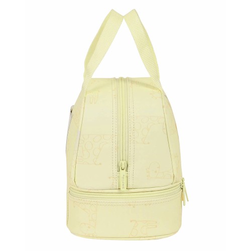 Safta 812184040 Thermos Preschool Giraffe, Lunchbag, Ύφασμα, Μπεζ