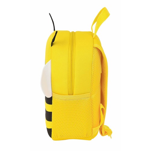Safta 622103333 Neoprene Bee, Σακίδιο Πλάτης, Ύφασμα, Κίτρινο