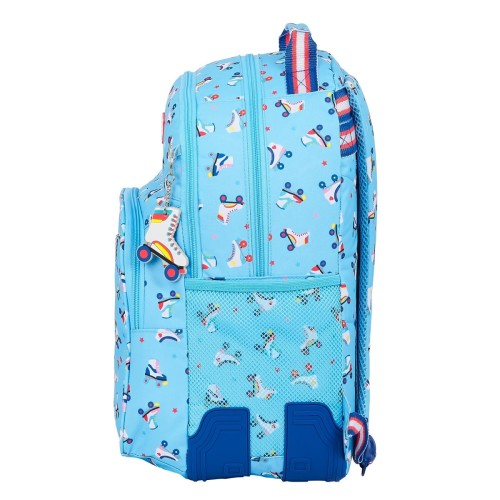Safta 612122773 Moos Rollers, Σακίδιο Πλάτης, Ύφασμα, Γαλάζιο