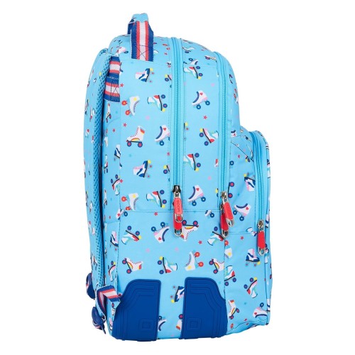 Safta 612122773 Moos Rollers, Σακίδιο Πλάτης, Ύφασμα, Γαλάζιο