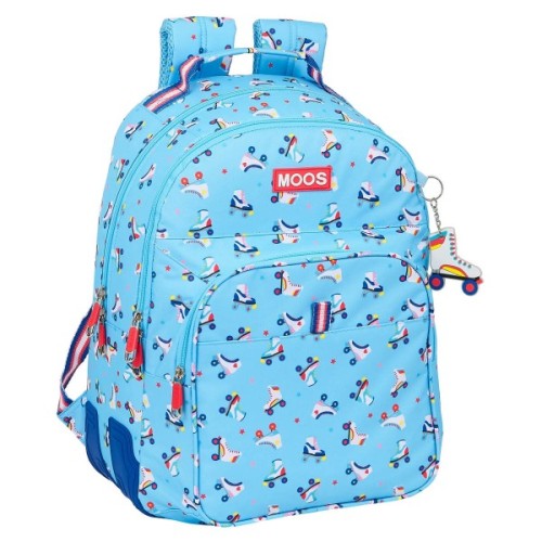 Safta 612122773 Moos Rollers, Σακίδιο Πλάτης, Ύφασμα, Γαλάζιο