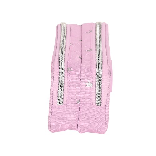 Safta 812218513 Moos Magic Girls, Κασετίνα, Ύφασμα, Ροζ