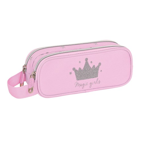 Safta 812218513 Moos Magic Girls, Κασετίνα, Ύφασμα, Ροζ