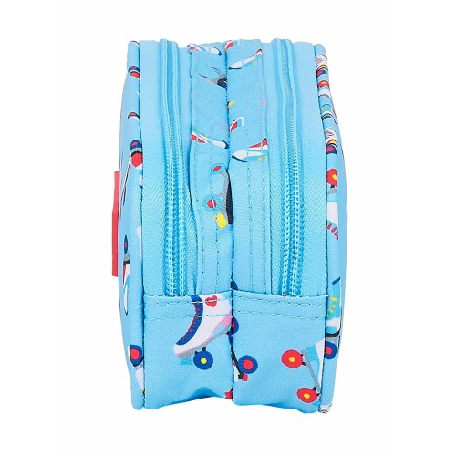 Safta 812122513 Moos Rollers, Κασετίνα, Ύφασμα, Γαλάζιο